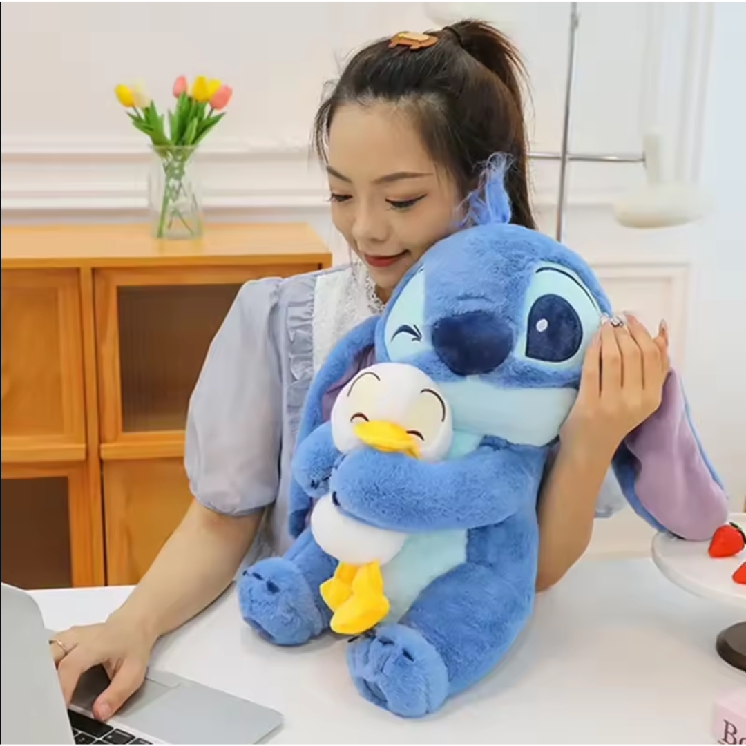 Nuevo Peluche De Stitch Con Muñeco De Patico